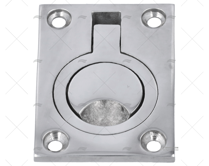 MANIGLIA INOX 62x44mm