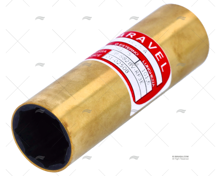CUSCINETTO OTTONE-GOMMA 8AR 25mm PER CARAVEL