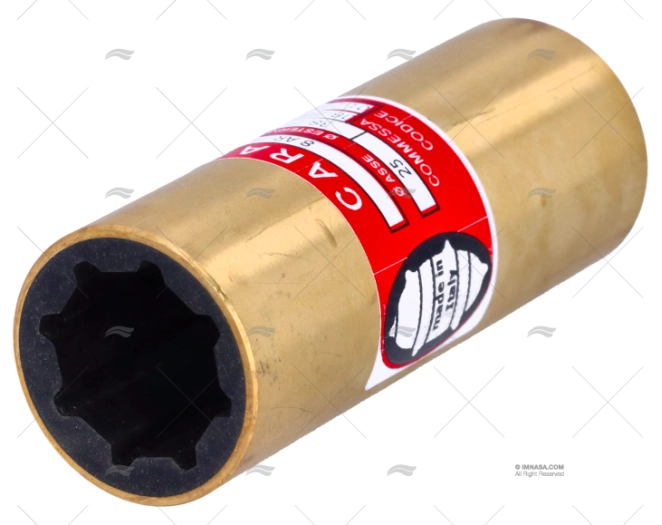 CUSCINETTO OTTONE-GOMMA 8AR 25mm ALETTE CARAVEL