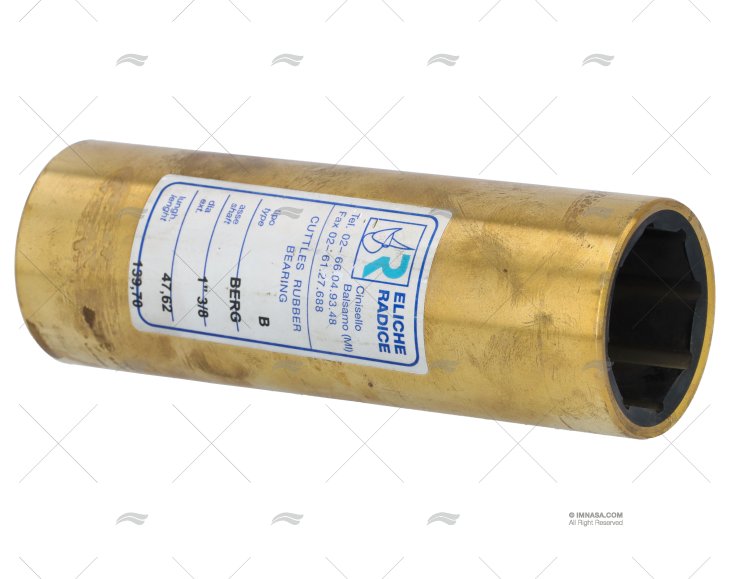 CUSCINETTO OTTONE-GOMMA 8AS 1"3/8 BERG CARAVEL