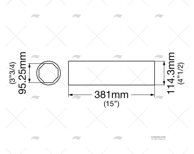 ROLAMENTO LATÃO-BORRACHA 8AS 3"3/4 CAPU CARAVEL