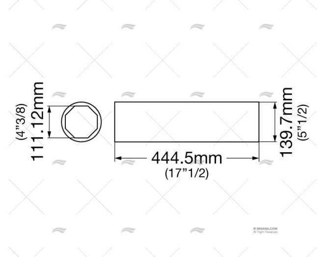 SHAFT BEARING BRASS-RUB. 10AS-4"3/8 EULI CARAVEL