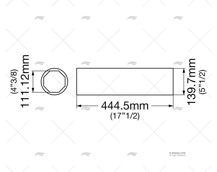 SHAFT BEARING BRASS-RUB. 10AS-4"3/8 EULI CARAVEL