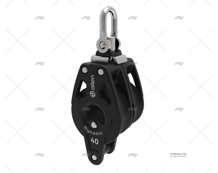 POLIA DUPLO C/FIXAÇÃO 10mm GIRATÓRIA ALLEN BROTHERS