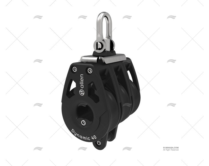 POULIE TRIPLE 10mm A/RINGOT ALLEN BROTHERS