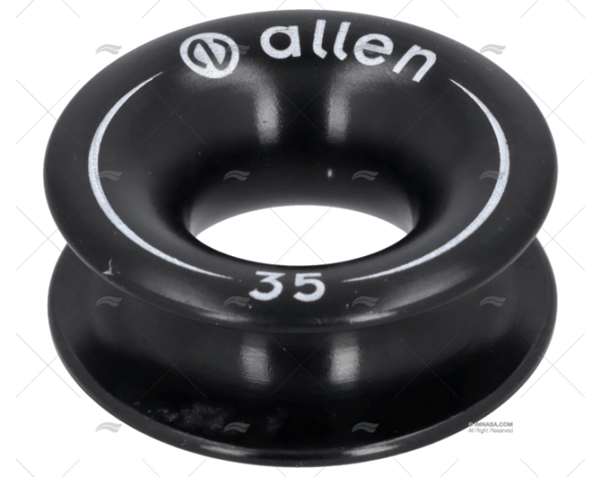 GUARDACABO REDONDO ALUMINIO 15mm ALLEN BROTHERS