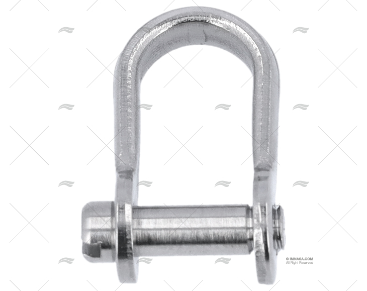 MANILHA PLANA INOX 4mm ALLEN BROTHERS