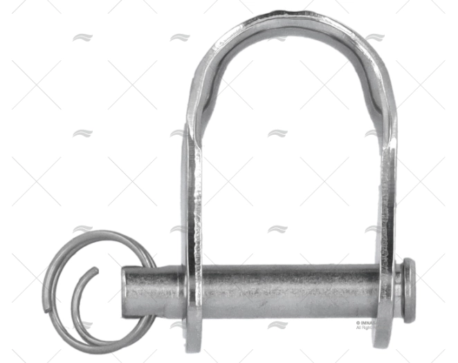 GRILHETA PLANA INOX 5mm ALLEN BROTHERS