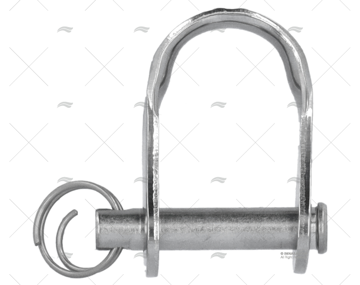 GRILHETA PLANA INOX 5mm ALLEN BROTHERS