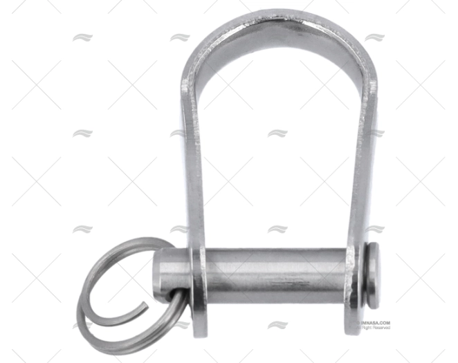 MANILHA PLANA INOX 5mm ALLEN BROTHERS