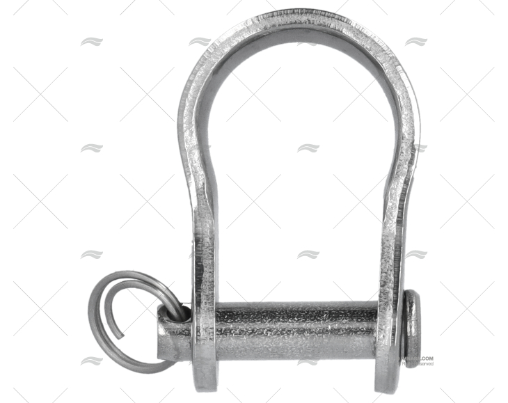 GRILLETE PLANO INOX 6mm ALLEN BROTHERS