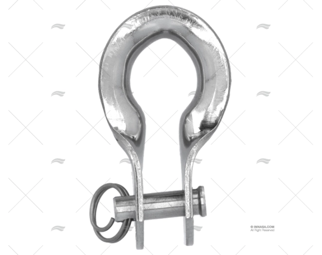 MANILHA PLANA INOX 5mm ALLEN BROTHERS