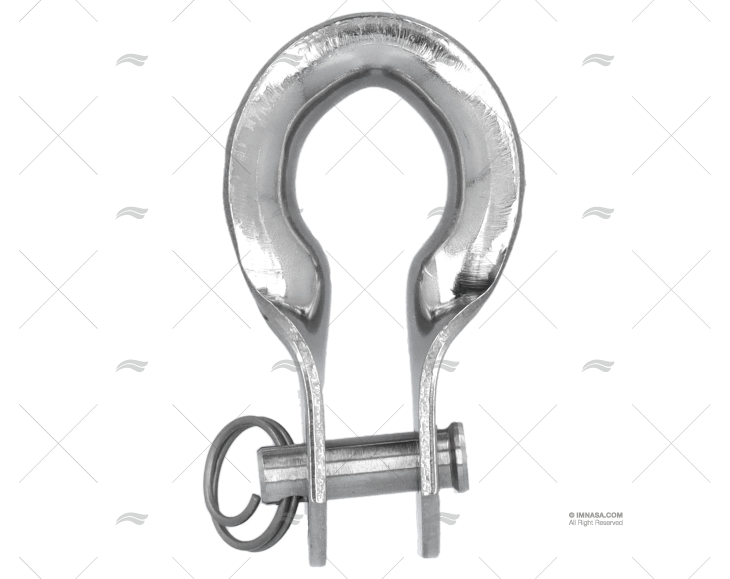 MANILHA PLANA INOX 5mm ALLEN BROTHERS