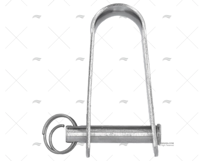 MANILHA PLANA INOX 5mm ALLEN BROTHERS