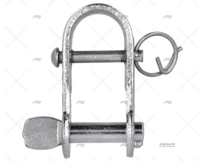 MANILHA PLANA INOX 5mm ALLEN BROTHERS