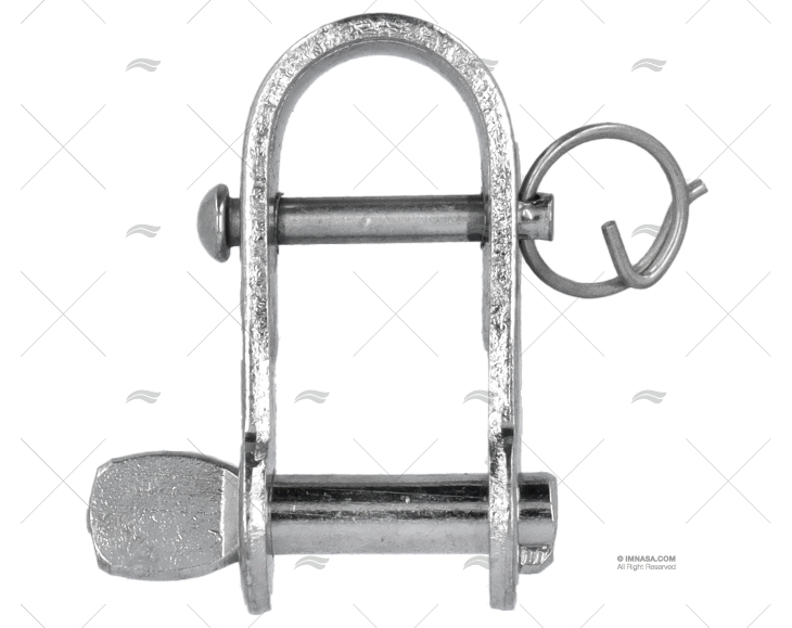MANILHA PLANA INOX 5mm ALLEN BROTHERS