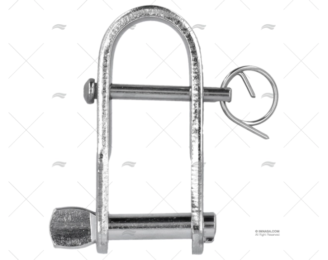 MANILHA PLANA INOX 5mm ALLEN BROTHERS