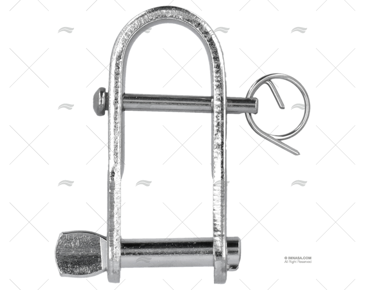 MANILHA PLANA INOX 5mm ALLEN BROTHERS