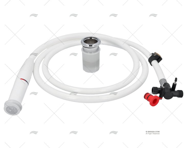 DOCCIA TWIST C/BASE RETTA MISCELATORE 2,5m WHALE