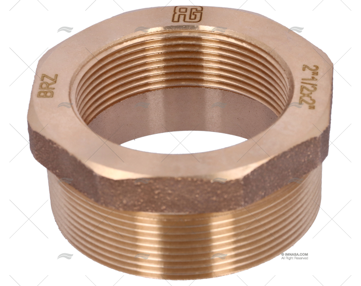 REDUÇÃO BRONZE M-F 2"1/2-2" GUIDI