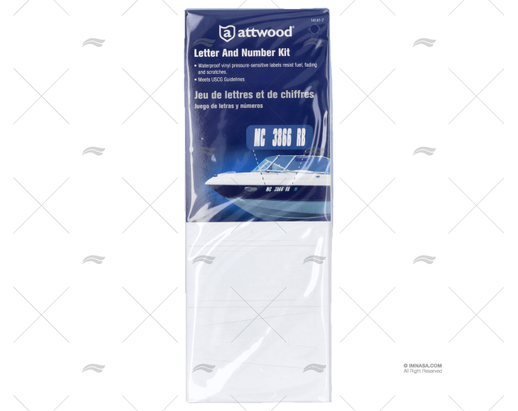 KIT LETRAS & ALGARISMOS 148pçs BRANCO ATTWOOD