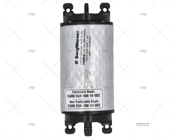 FILTRE CHARBON 0,5 LITRE A/PROT.THERMIQU PERKO