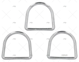 ARGOLA 1/2 REDONDA 8x50mm INOX (3un)