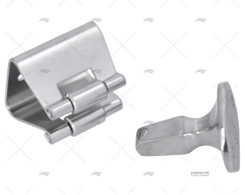 RETENTOR PORTA INOX 41x35x40mm
