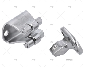 RITENITORE PORTA INOX 29x21x31mm