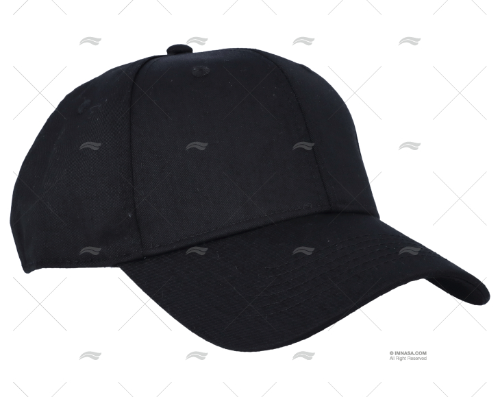 GORRA NEGRA CON HEBILLA