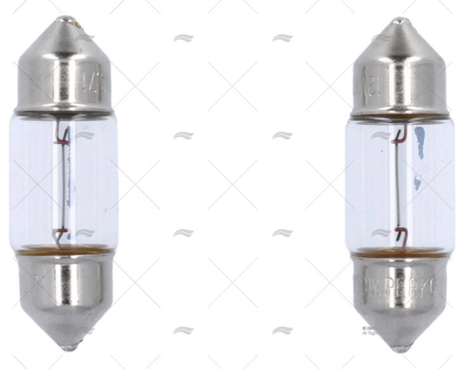 LAMPADINA FESTONE 12V 10  W    2PZ. PERKO