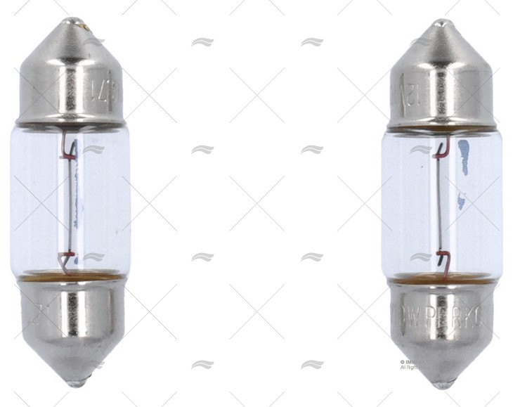 LAMPADINA FESTONE 12V 10  W    2PZ. PERKO