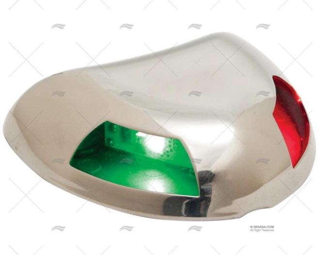 LUZ DE NAVEGAÇÃO BICOLOR LED 12V BRANCO PERKO