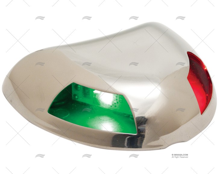 LUZ DE NAVEGAÇÃO BICOLOR LED 12V BRANCO PERKO