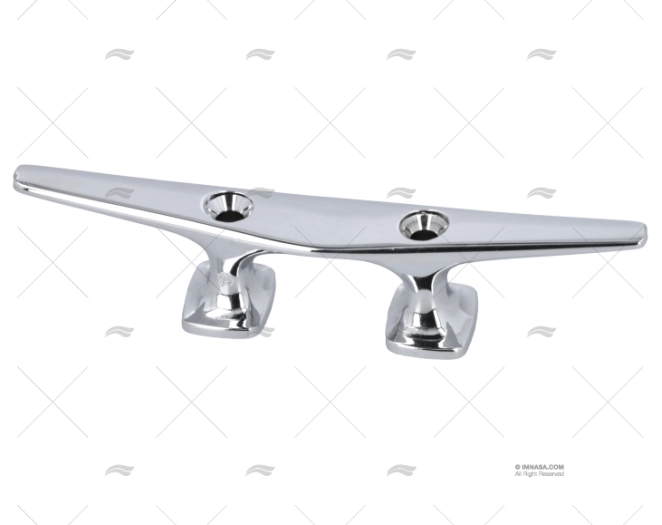 OPEN BASE CLEAT CHROME ZINC 6-1/2" PERKO