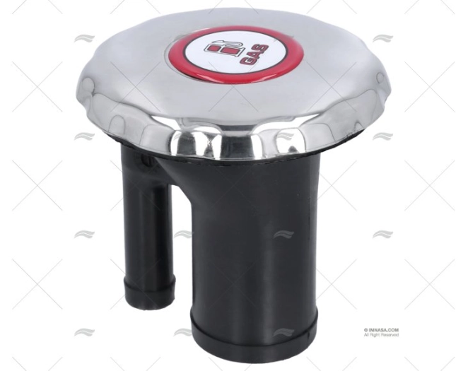 TAMPÃO GÁS RETO INOX VENTILADO 1"1/2 PERKO