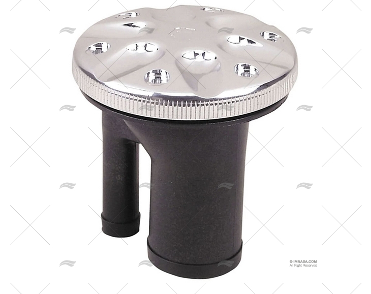 TAMPÃO ÁGUA RETO CROMADO VENTILADO 1"1/2 PERKO