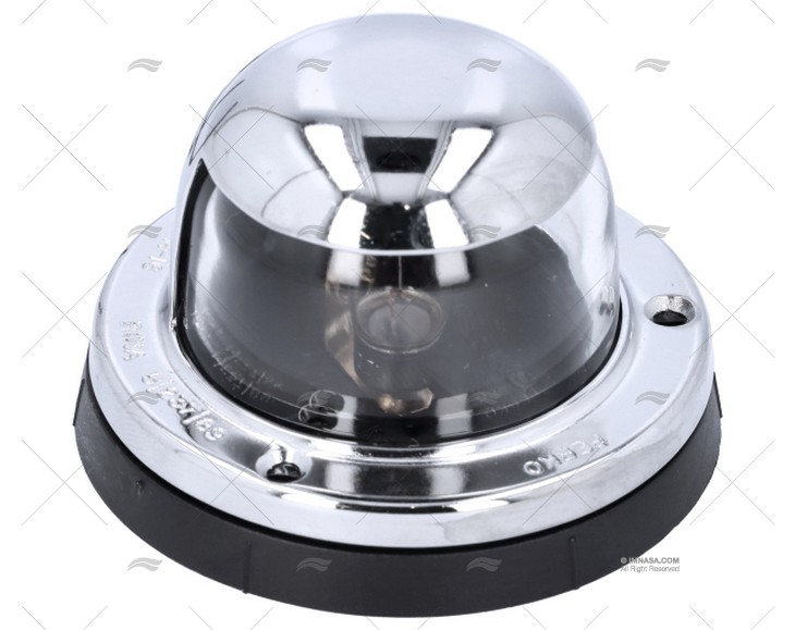 LUZ DE BATENTE SUPERFÍCIE 12V CROMADA PERKO
