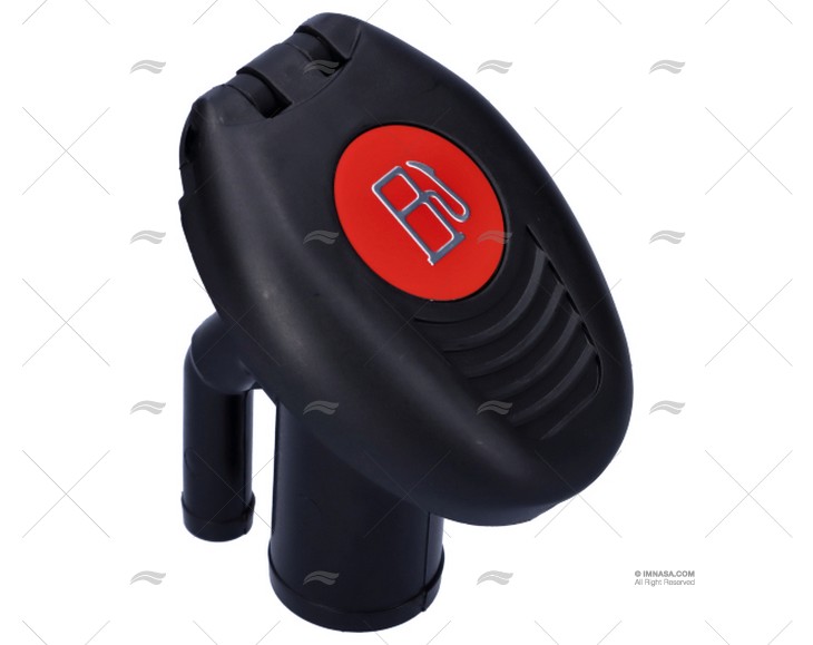 BLACK GAS ANGLED VENTED FLIP-TOP FILL 1" PERKO