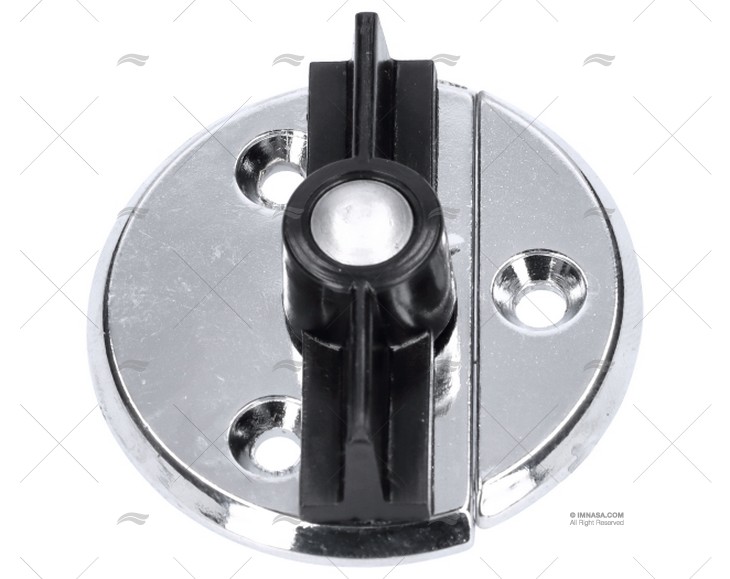 FECHO PORTA PASSO PLÁSTICO PRETO PERKO