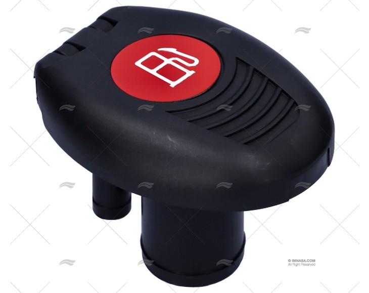 TAPPO PLASTICA NERO ACQUA DRITTO 1"-1/2 PERKO
