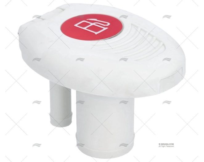 TAMPA PLASTICO BRANCO GAS RECTO  1"-1/2 PERKO