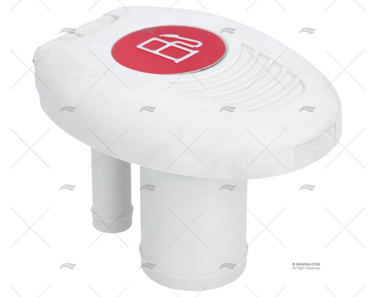 TAMPA PLASTICO BRANCO GAS RECTO  1"-1/2 PERKO