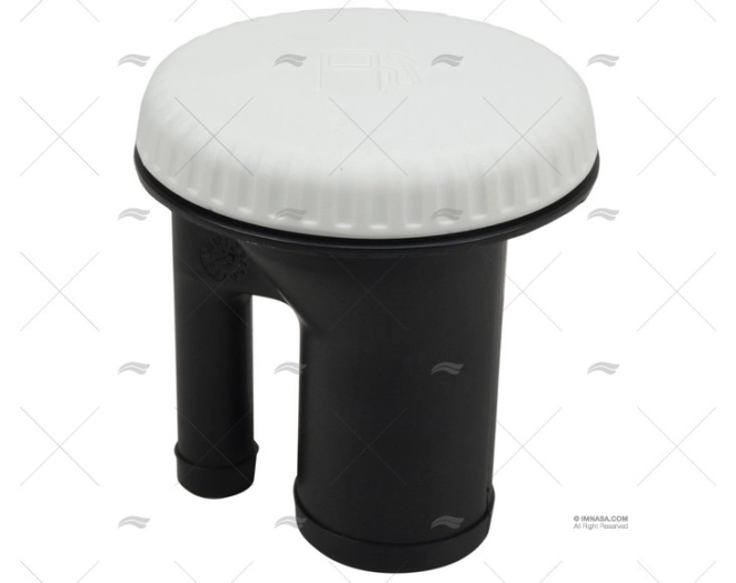 TAPPO DRITTO VENTILATO CARBURANTE BIANCO 1-1/2" PERKO