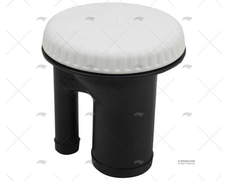TAPPO DRITTO VENTILATO CARBURANTE BIANCO 1-1/2" PERKO