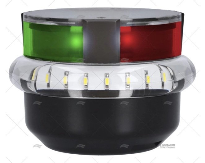 LUZ DE NAVEGAÇÃO LED 2NM 12/24V TRICOLOR