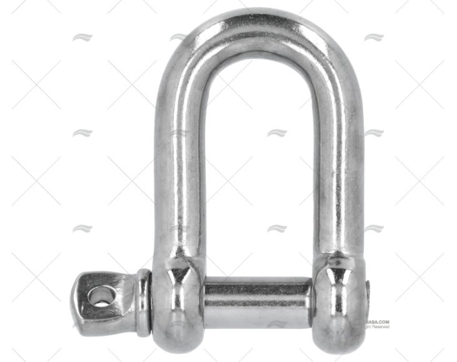 MANILHA RETA INOX 18mm