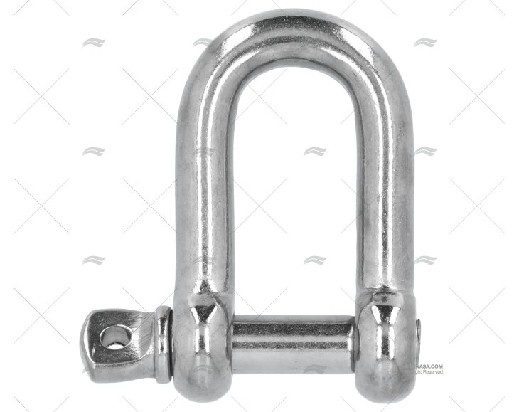 MANILHA RETA INOX 18mm