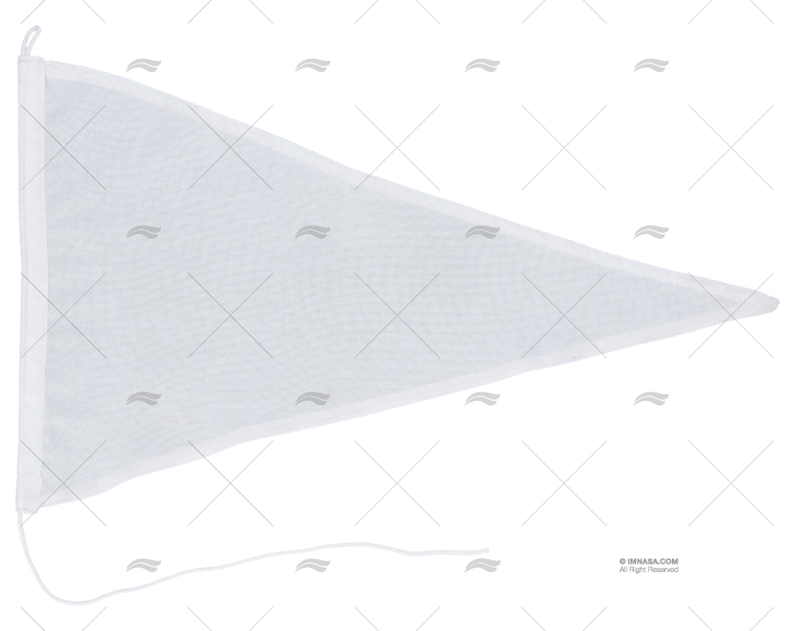 BANDIERA BIANCA 30x20cm TRIANGOLARE IMNASA