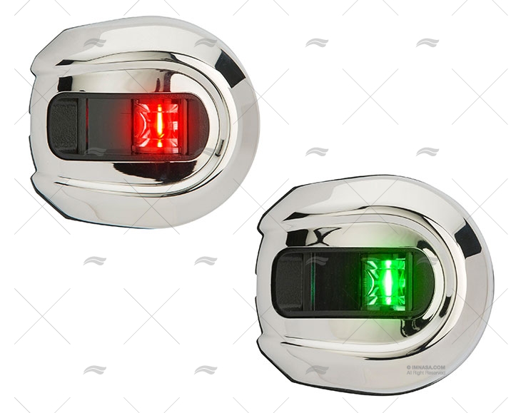 LUCE NAV ROTONDA. BABORDO/TRIBORDO COPPIA INOX V ATTWOOD